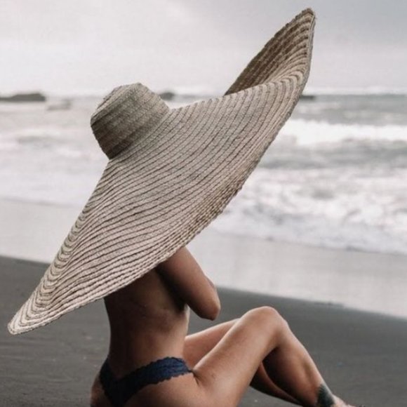 PANMILLI XXL WIDE BRIM STRAW HAT - Picture 10 of 15